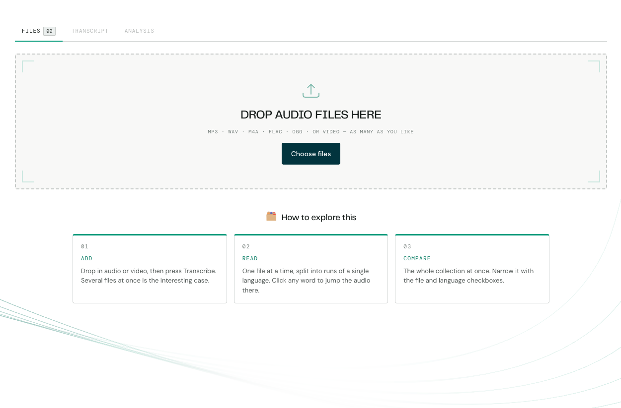 Screenshot of Language Insights